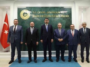 Başkan Yalçın’dan Bakan Kurum’a ziyaret