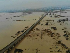 Sel sonrası Ergene’de korkutan yükseliş: Nehrin debisi 10 kat arttı