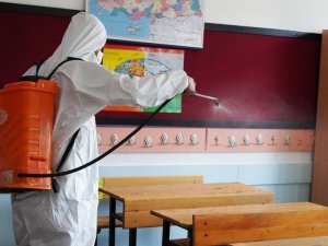 Keçiören’deki okullar ‘Omicron’a karşı dezenfekte edildi