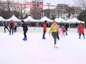 Kış festivali "Buzzfest" havadan görüntülendi