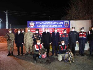 Elazığ protokolü yeni yıla güvenlik güçleriyle girdi