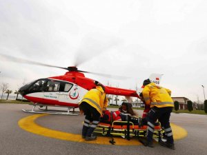 Bir yılda 263 hasta için havalandı