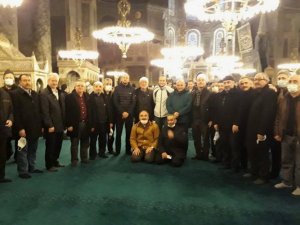 Yılın ilk sabah namazı Ayasofya’da