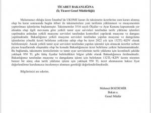 Bakanlık, taksicilerin ’fahiş fiyat’ iddiası üzerine harekete geçti
