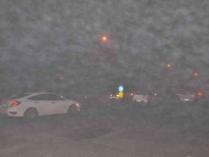 Çorlu’da yoğun sis: Göz gözü görmüyor