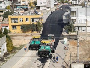 Göçmen Katlı Kavşağına alternatif olacak yol yenilendi
