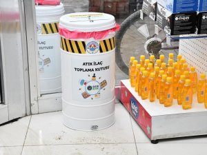Eczanelere ’atık ilaç toplama kutuları’ dağıtıldı