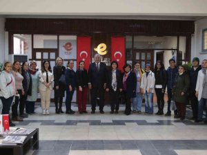 Başkan Atay Efeler’in üreten kadınlarını ağırladı