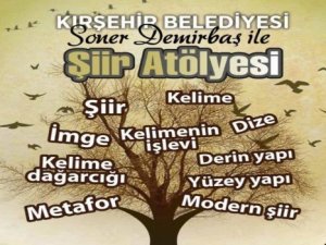 Belediye şiir atölyesi 2022 yılı kayıtlarını sürdürüyor