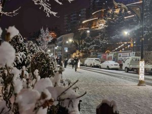 Gümüşhane kar yağışının ardından panayır alanına döndü