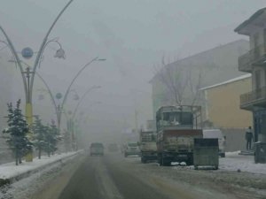 Ağrı’da sis hayatı olumsuz etkiledi