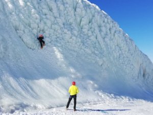 Palandökende buz tırmanışı nefesleri kesecek