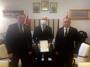 Türk Eğitim-Sen Genel Başkanı Geylan’dan, MHP Grup Başkanvekillerine ziyaret