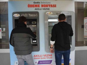 Gediz Belediyesi akıllı vezne sayısını ikiye çıkardı