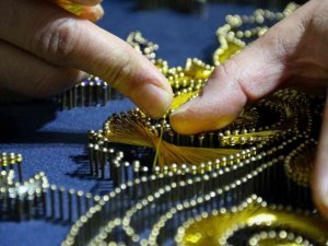 İki buçuk kilometrelik bakır telle ‘Osmanlı Devlet Arması’