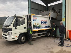 Soma’daki Evsel Atıklar Uzunburun’da bertaraf edilmeye başlandı