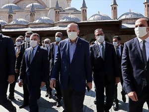 Cumhurbaşkanı Erdoğan, Cuma namazını Süleymaniye Camii’nde kıldı