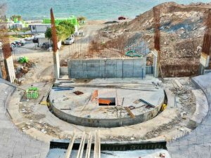 Didim’de amfi tiyatro yükselmeye devam ediyor