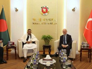 İçişleri Bakanı Soylu, Bangladeş İçişleri Bakanı Khan ile bir araya geldi