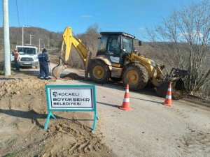 Gebze Tepemanayır’da bozulan yola bakım