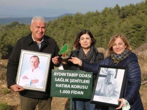 Efeler Belediyesi sağlık kahramanları için hatıra ormanı oluşturdu