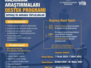 YTB’den kardeş topluluklara yönelik bilimsel çalışmalara destek