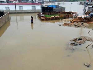 Adana’da yağmur mahalleyi sular altında bıraktı