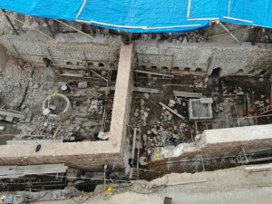 700 yıllık hamamda yeni bölümler ortaya çıktı