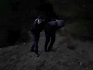 Nekropolü talan eden kaçak define avcılarına suçüstü operasyon: 5 gözaltı