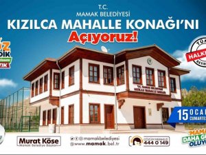 Mamak Belediyesi’nden bir mahalle konağı daha