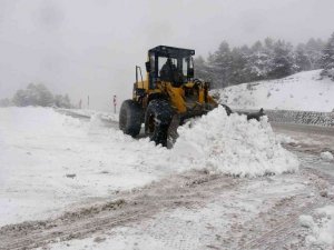 Tokat’ta kar yağışı yüksek kesimlerde etkili oldu