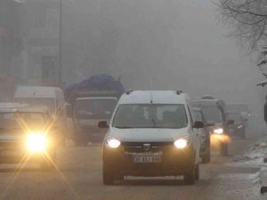 Kars’ta uçak seferlerine sis engeli