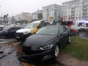 İlkadım Belediye Başkanı Necattin Demirtaş trafik kazası geçirdi