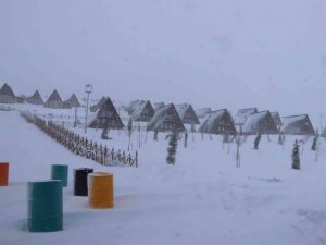 Yıldız Dağı’nda kar kalınlığı 65 santimetreye ulaştı