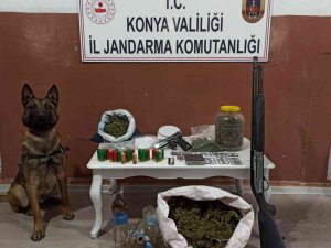 Konya’da jandarmadan uyuşturucu operasyonu