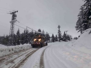 Kahramanmaraş’ta karla mücadele