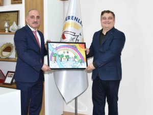 Altınküre Okulları’ndan Başkan Kılıç’a ziyaret