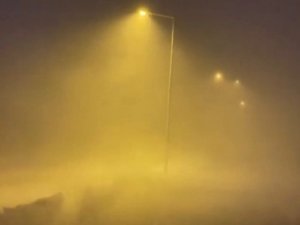 Uludağ’da kar fırtınasında göz gözü görmedi