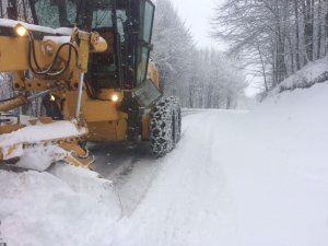 Ordu’da kar yağışı