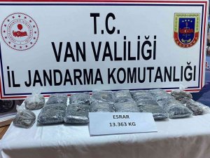 Muradiye’de 13 kilo 363 gram esrar ele geçirildi