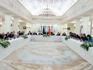 Bakan Çavuşoğlu, AB ülkeleri büyükelçileriyle bir araya geldi