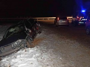 Aksaray’da buzlanma kazalara neden oldu: 8 yaralı
