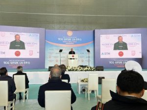 Cumhurbaşkanı Erdoğan: “Fırkateynlerimizin ana silah grubu olan dikey atım sistemini bugüne kadar dışarıdan alıyorduk. Artık milli ve yerlisine sahibiz”