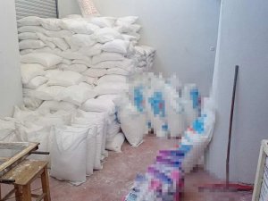 Gaziantep’te 16 ton kaçak deterjan ele geçirildi