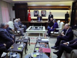 Aydın’da cemevi başkanlarından Cumhurbaşkanı Erdoğan’a teşekkür ziyareti