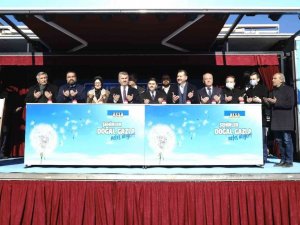 Dursunbey’de doğalgaz ateşi yandı