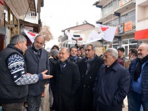 TDP heyeti Tercan’da esnafla bir araya geldi