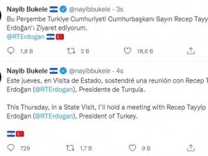 El Salvador Devlet Başkanı Bukele, Cumhurbaşkanı Erdoğan ile görüşecek