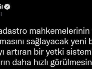 Bakan Gül: "İnsan Hakları Eylem Planımızda yer verdiğimiz bir hedef daha hayata geçti"