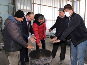 Başkan Akın sanayi esnafıyla bir araya geldi